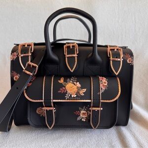 Grafea Luna Porcelain Black Satchel